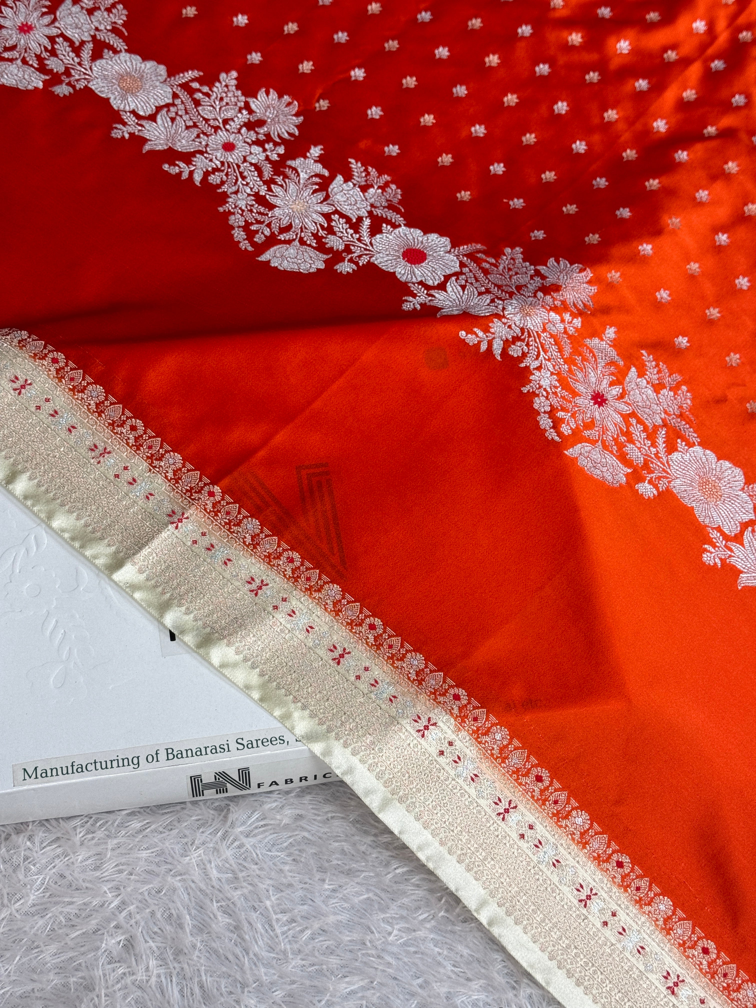 BANARASI MASHRU KATAN SILK SAREE MK045