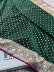 BANARASI MASHRU KATAN SILK SAREE MK011