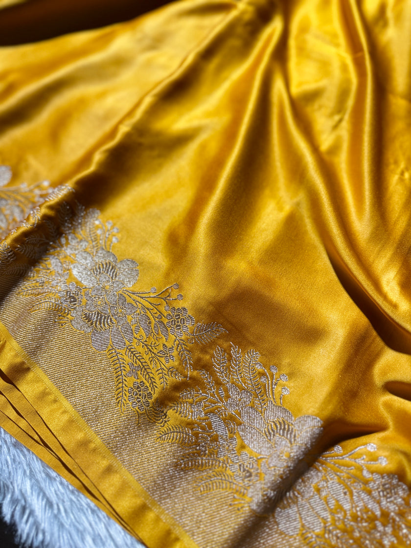 BANARASI MASHRU KATAN SILK SAREE HN133