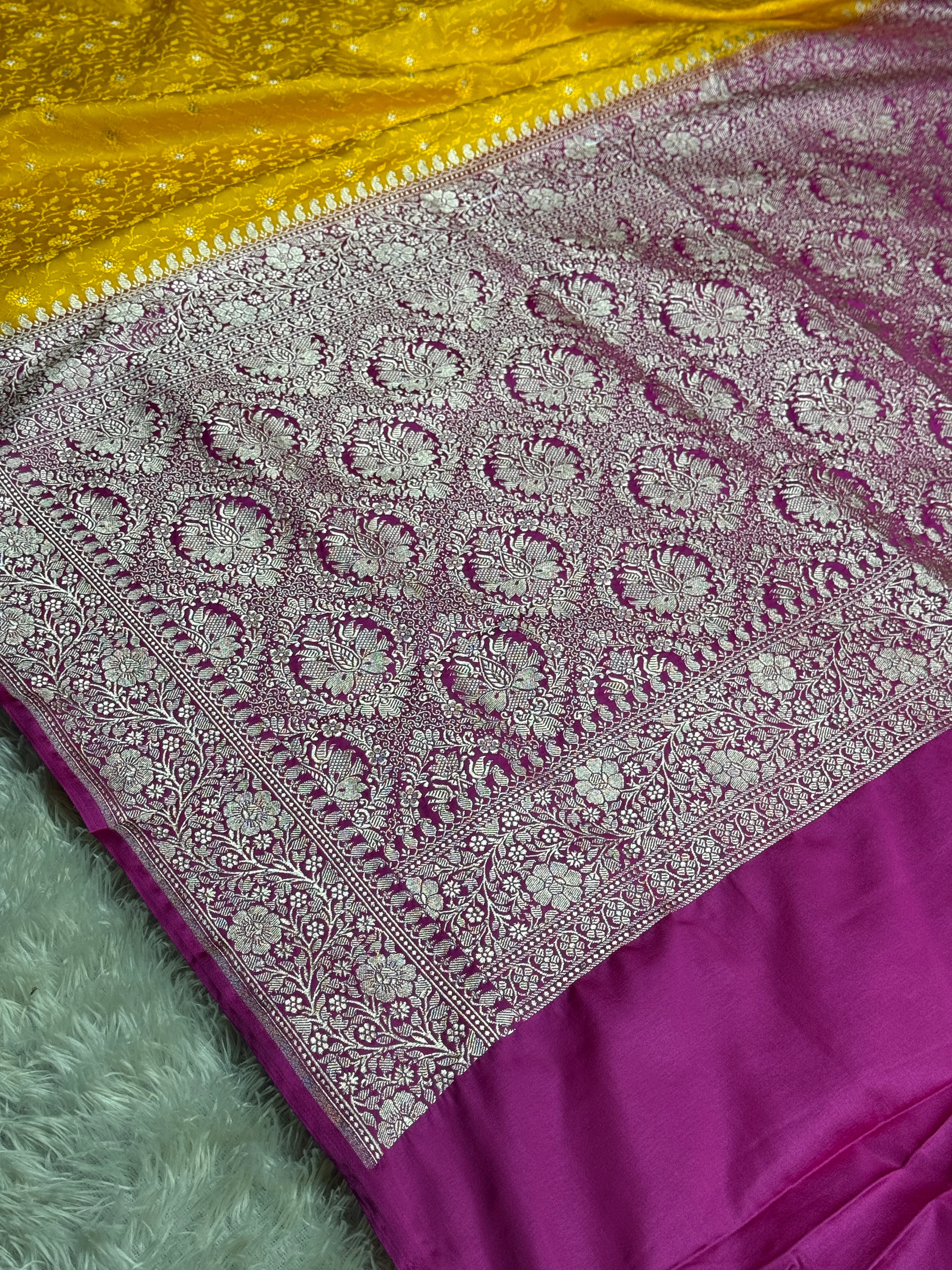 BANARASI MASHRU KATAN SILK SAREE HN820
