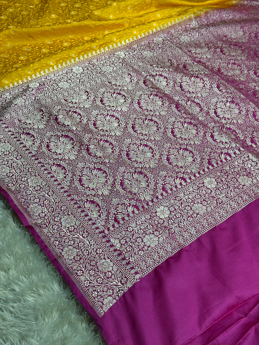 BANARASI MASHRU KATAN SILK SAREE HN820