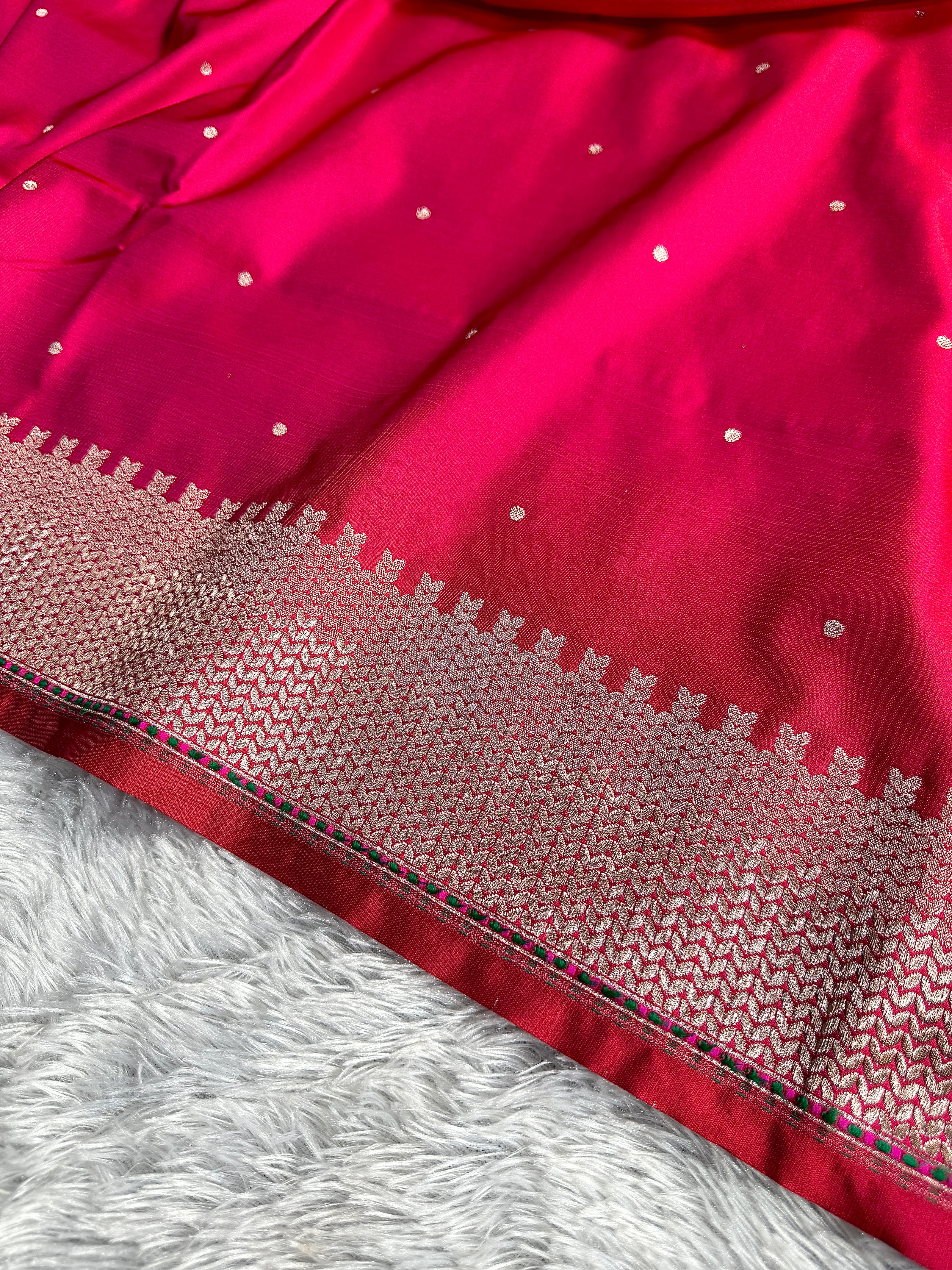 BANARASI MASHRU KATAN SILK SAREE HN556