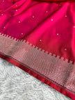 BANARASI MASHRU KATAN SILK SAREE HN556