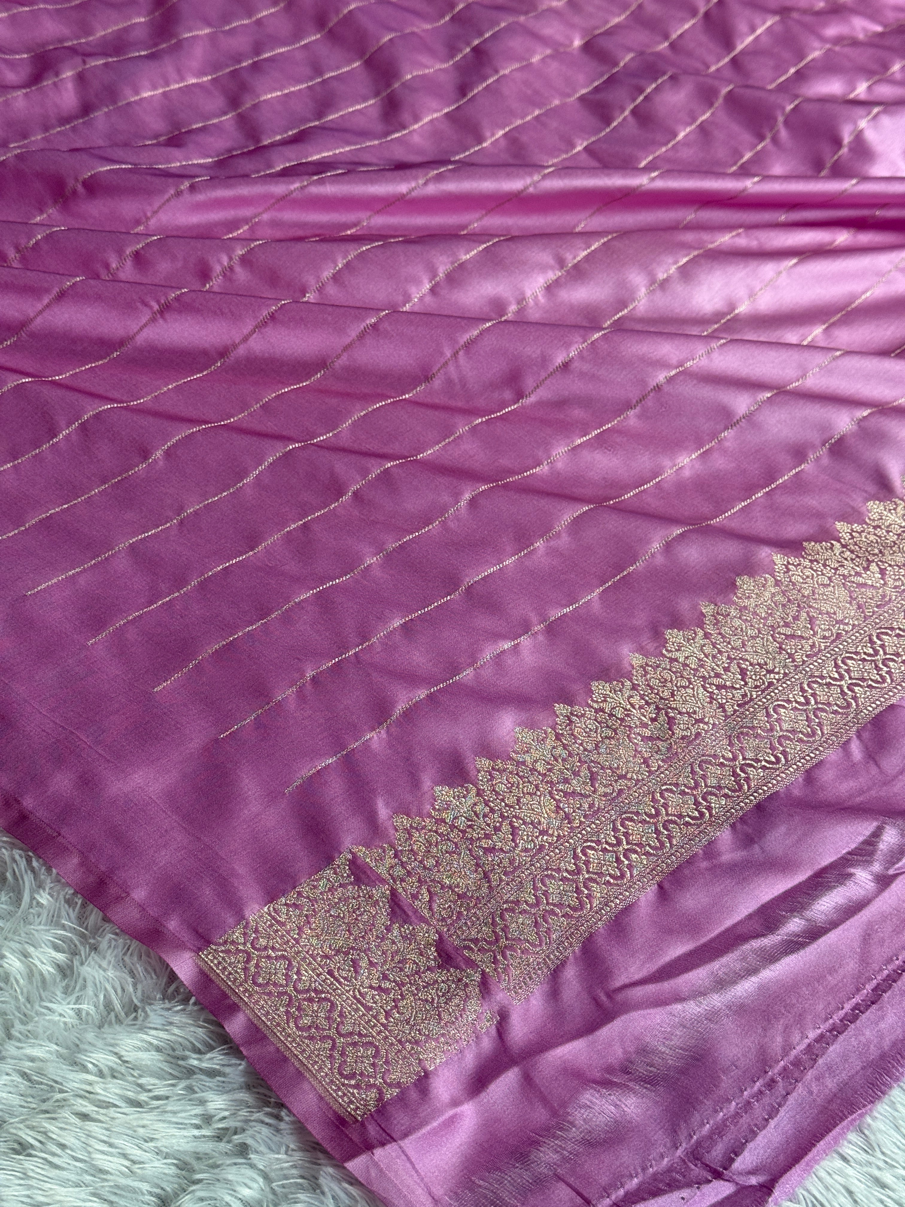 BANARASI MASHRU KATAN SILK SAREE MK042