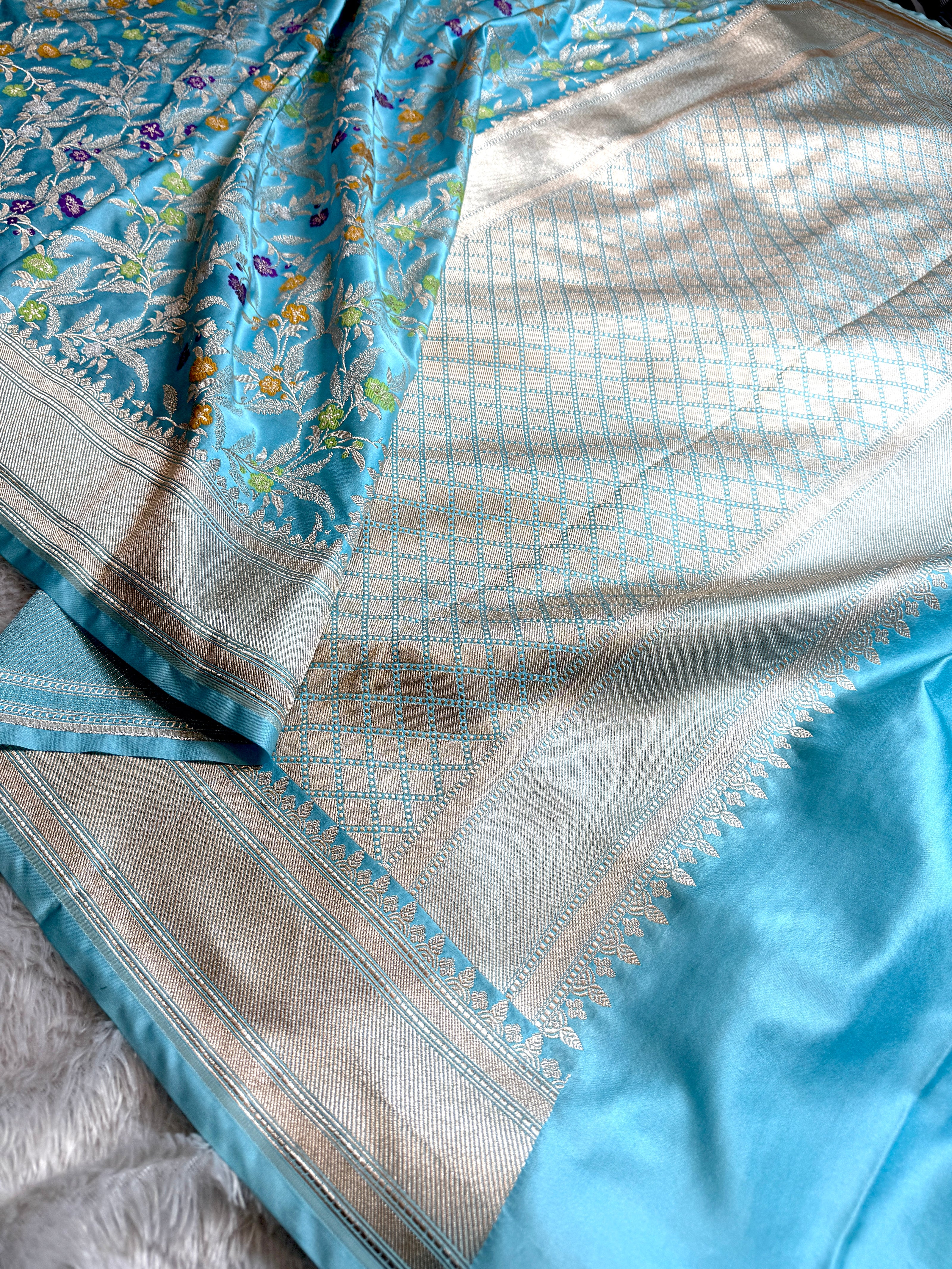 BANARASI MASHRU KATAN SILK SAREE HN119