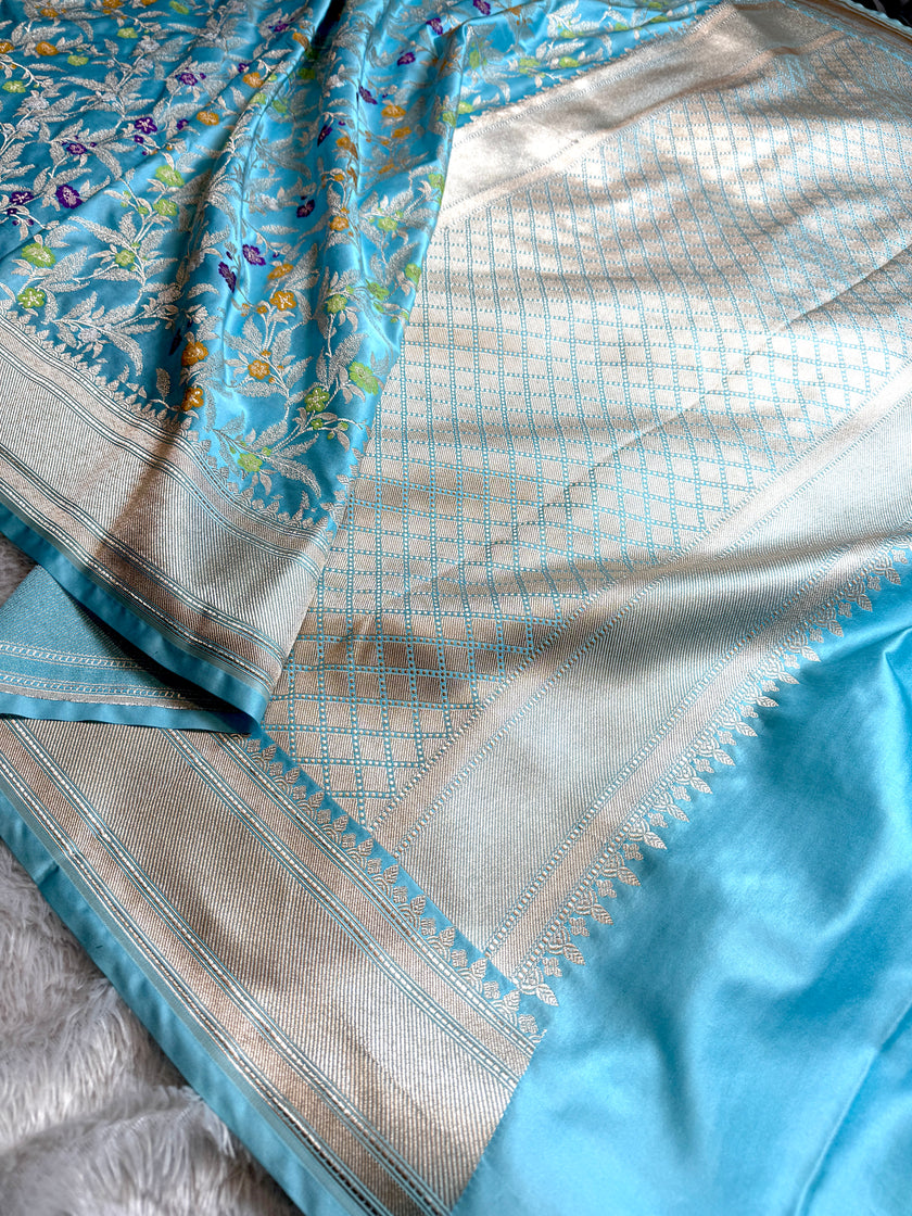 BANARASI MASHRU KATAN SILK SAREE HN119