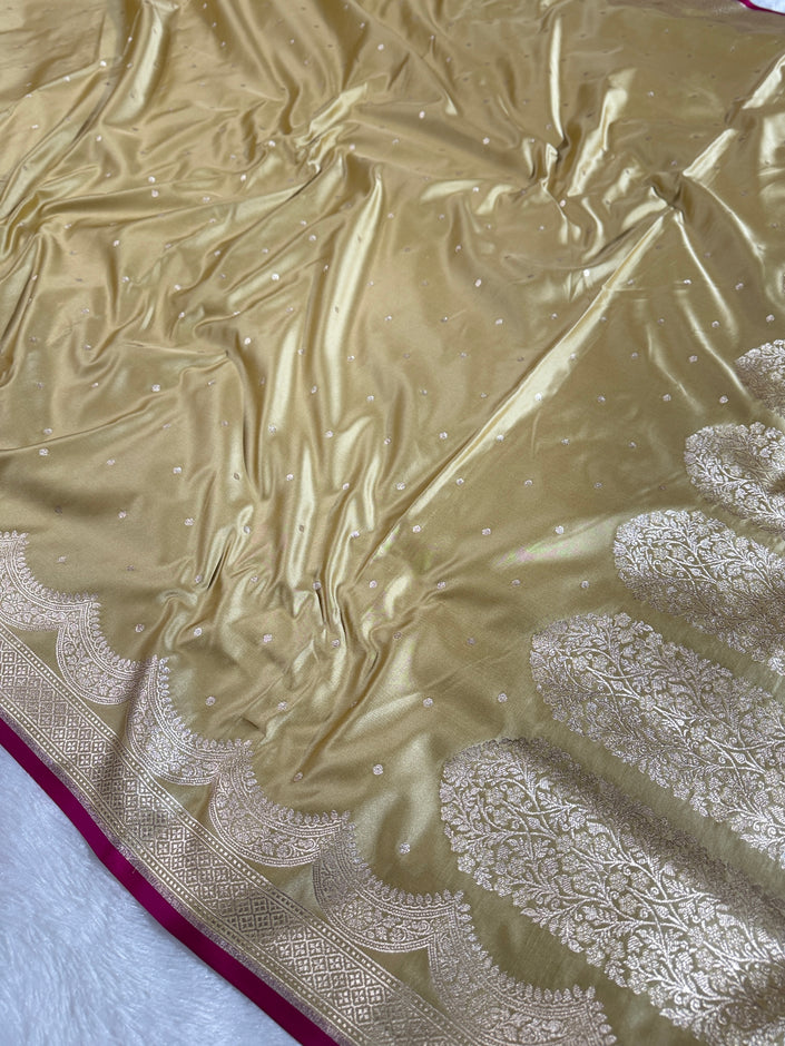 BANARASI MASHRU KATAN SILK SAREE HN354