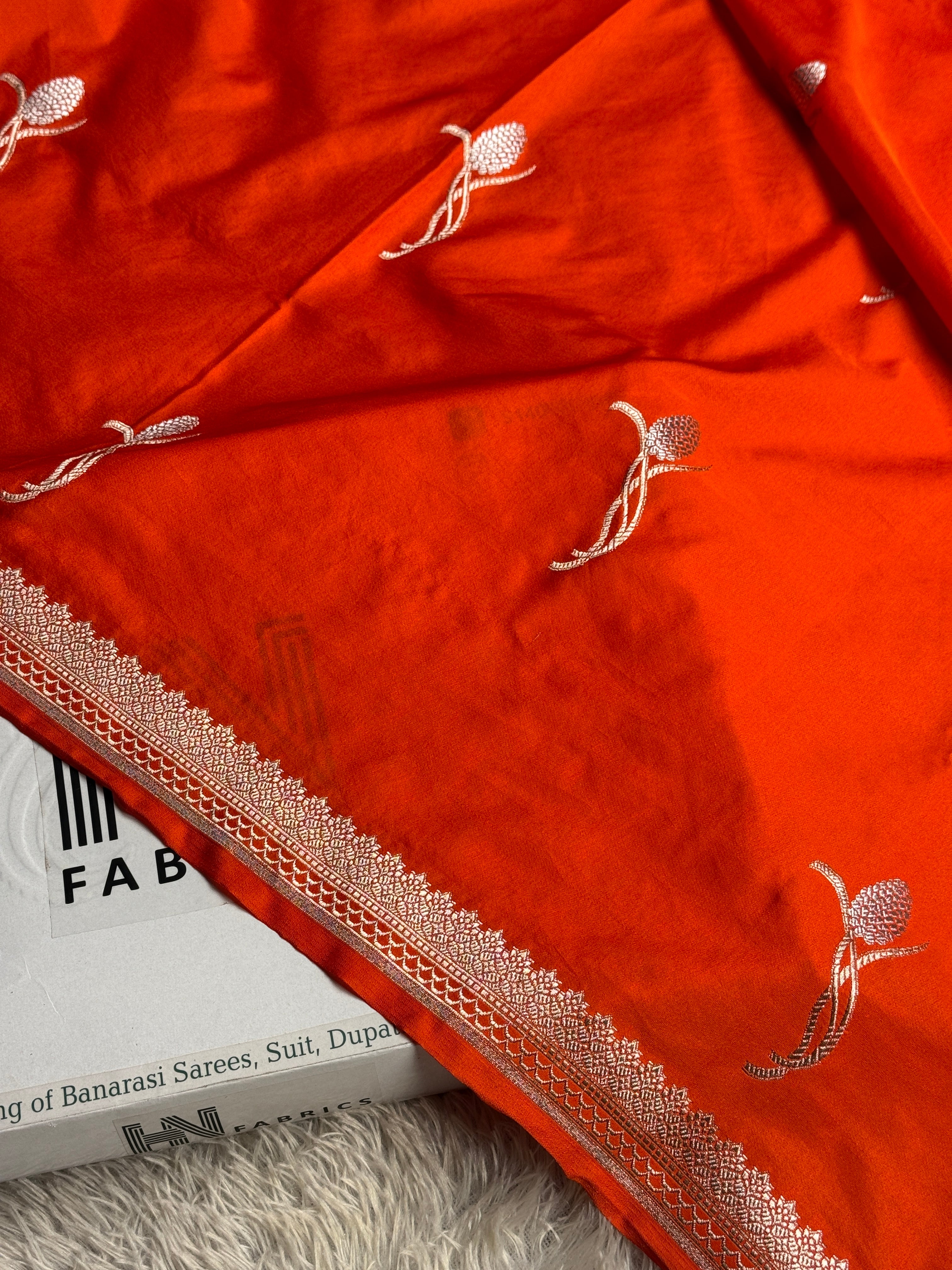 BANARASI MASHRU KATAN SILK SAREE HN710
