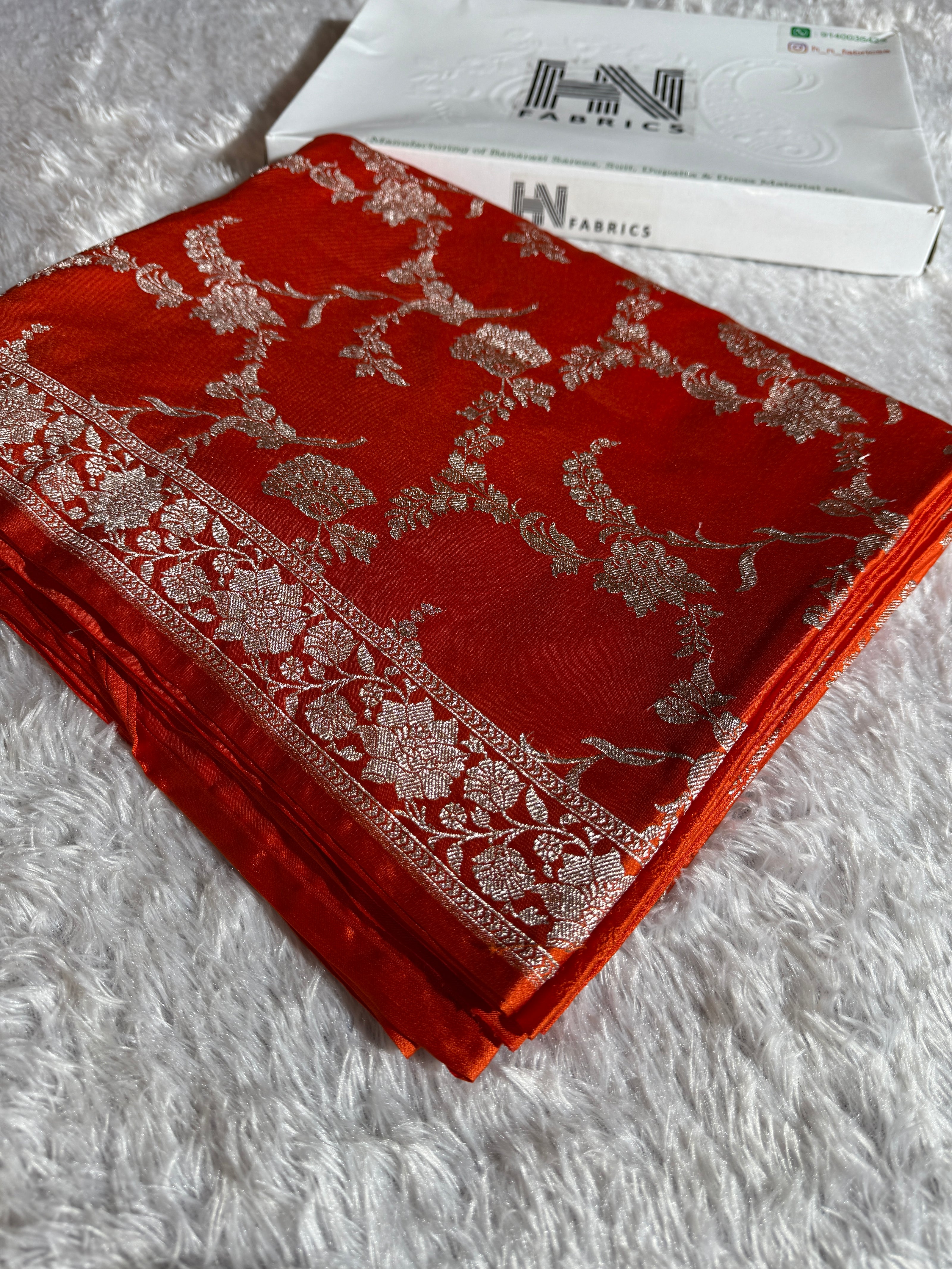 BANARASI MASHRU KATAN SILK SAREE HN514