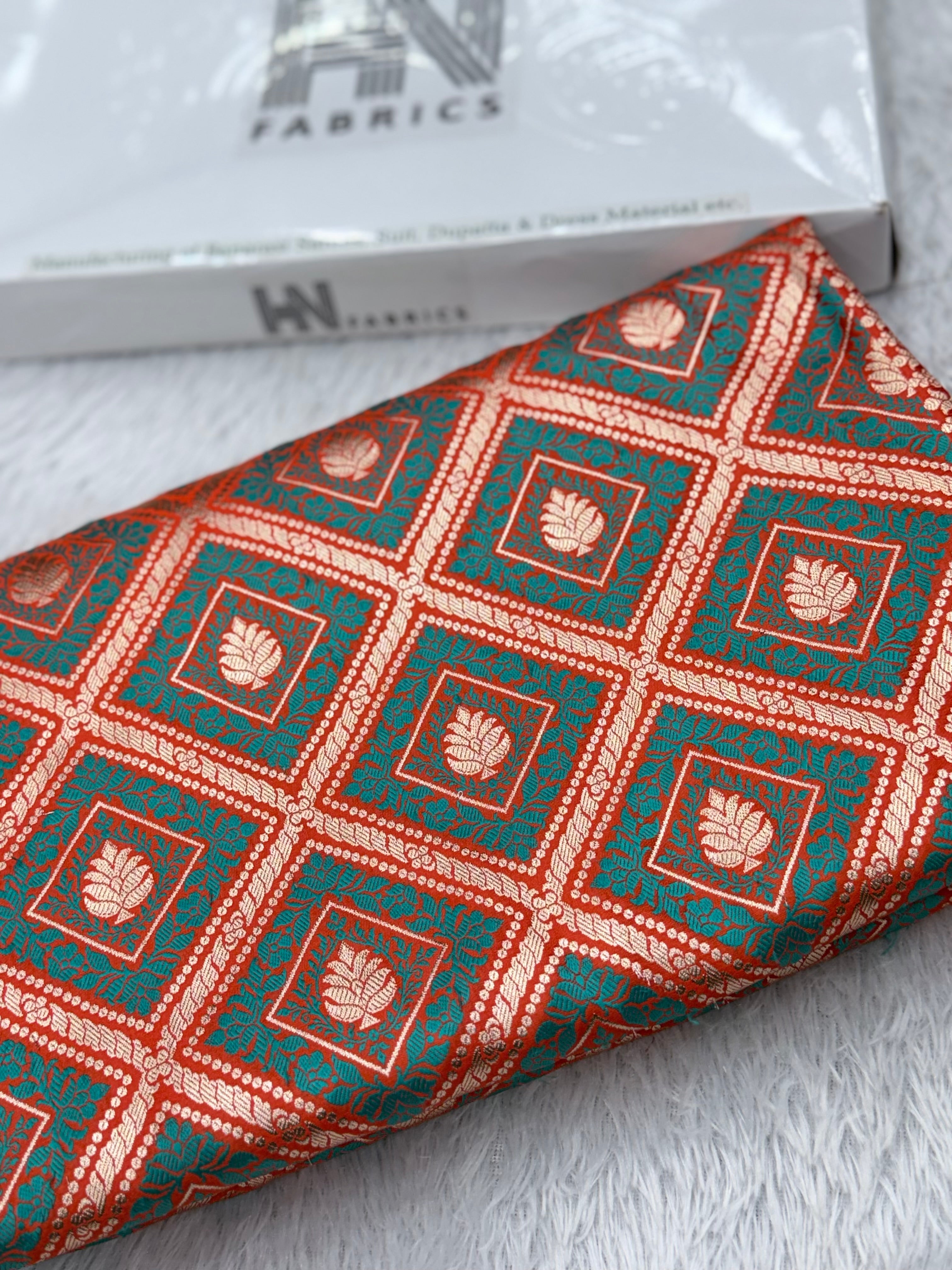 Banarasi Mashru Katan Silk Saree Tanchui Design HN111