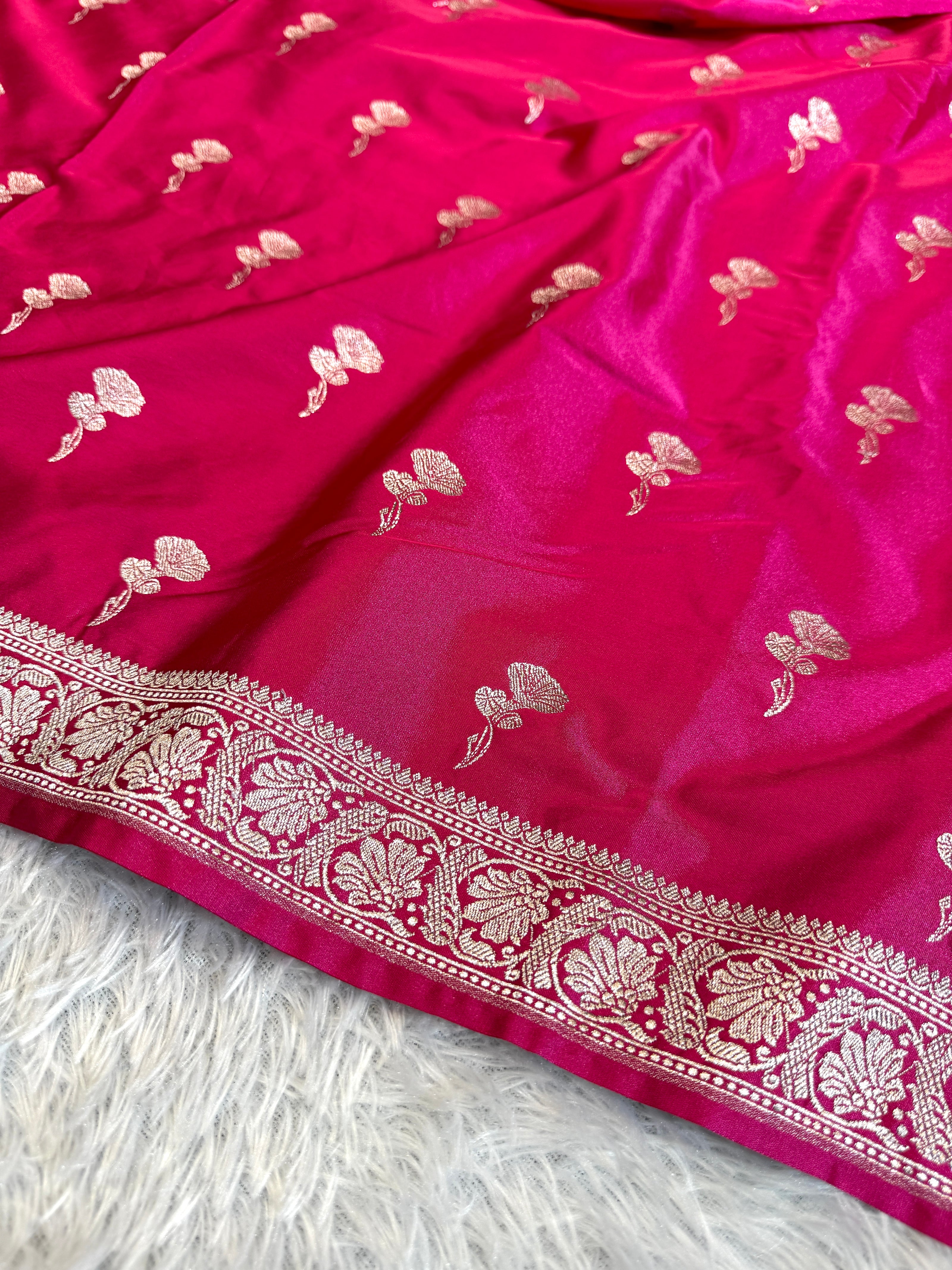 BANARASI MASHRU KATAN SILK SAREE HN555