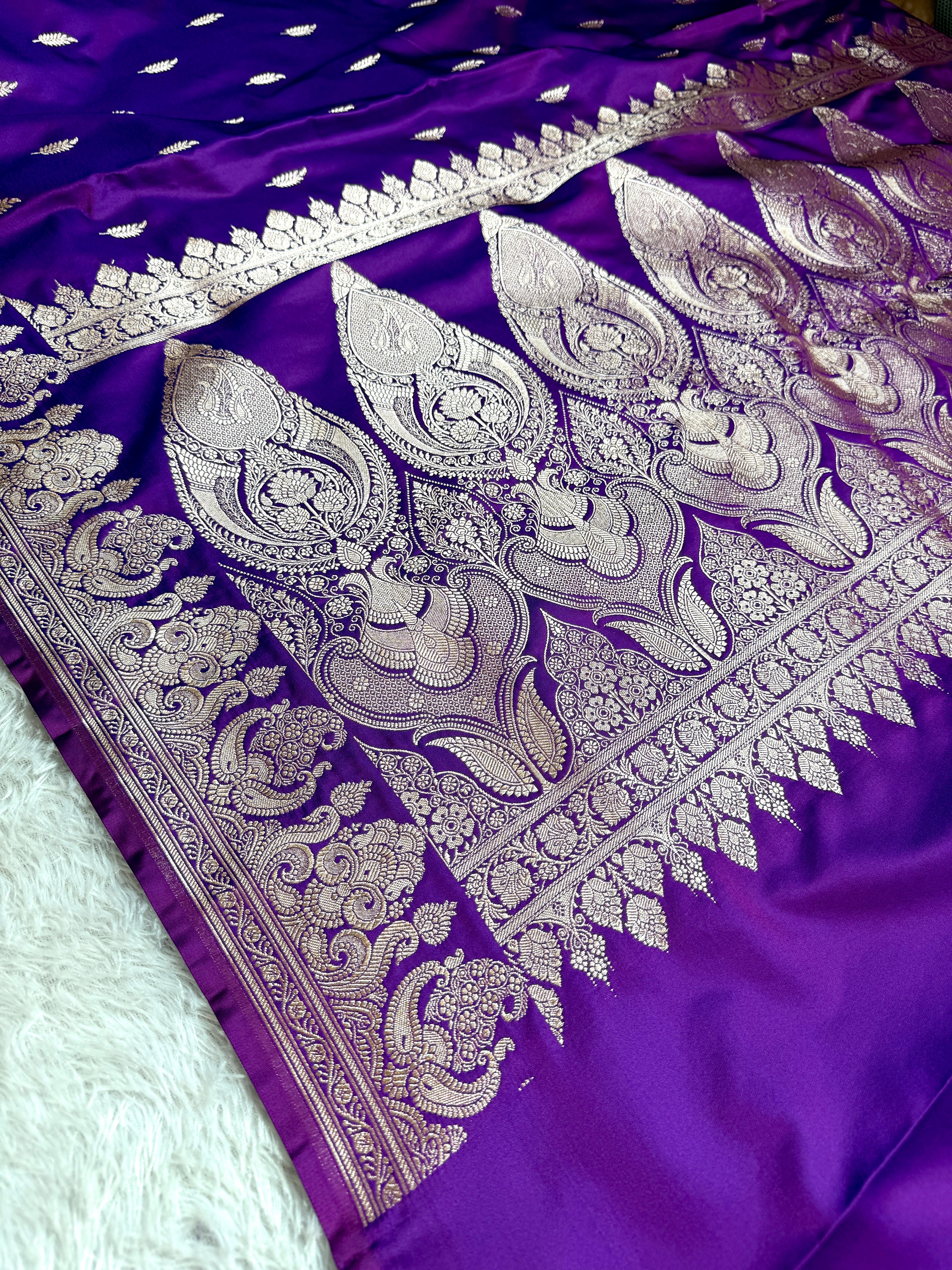 BANARASI MASHRU KATAN SILK SAREE HN539