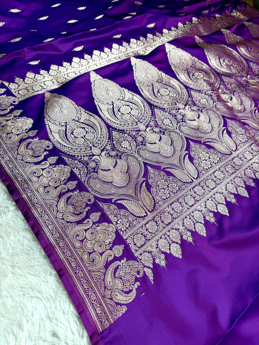 BANARASI MASHRU KATAN SILK SAREE HN539