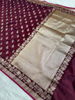 BANARASI MASHRU KATAN SILK SAREE HN532