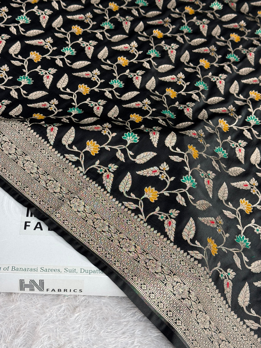 BANARASI MASHRU KATAN SILK SAREE MK055