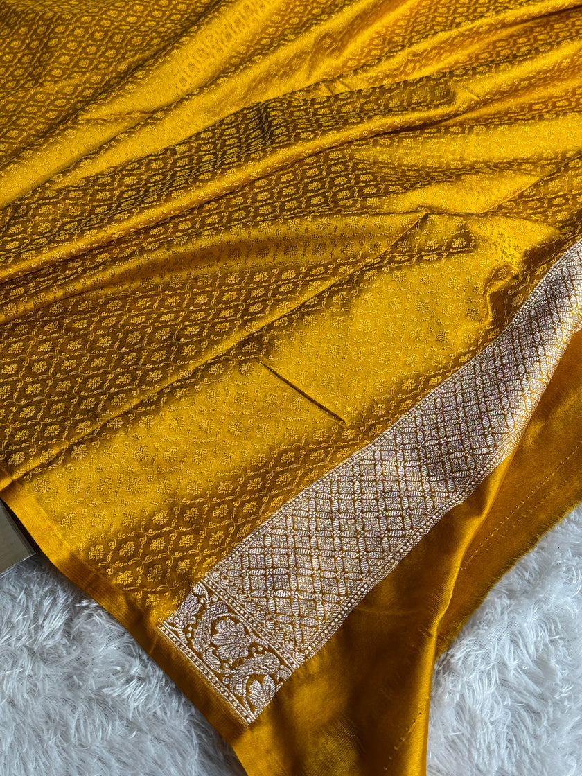 BANARASI MASHRU KATAN SILK SAREE HN549