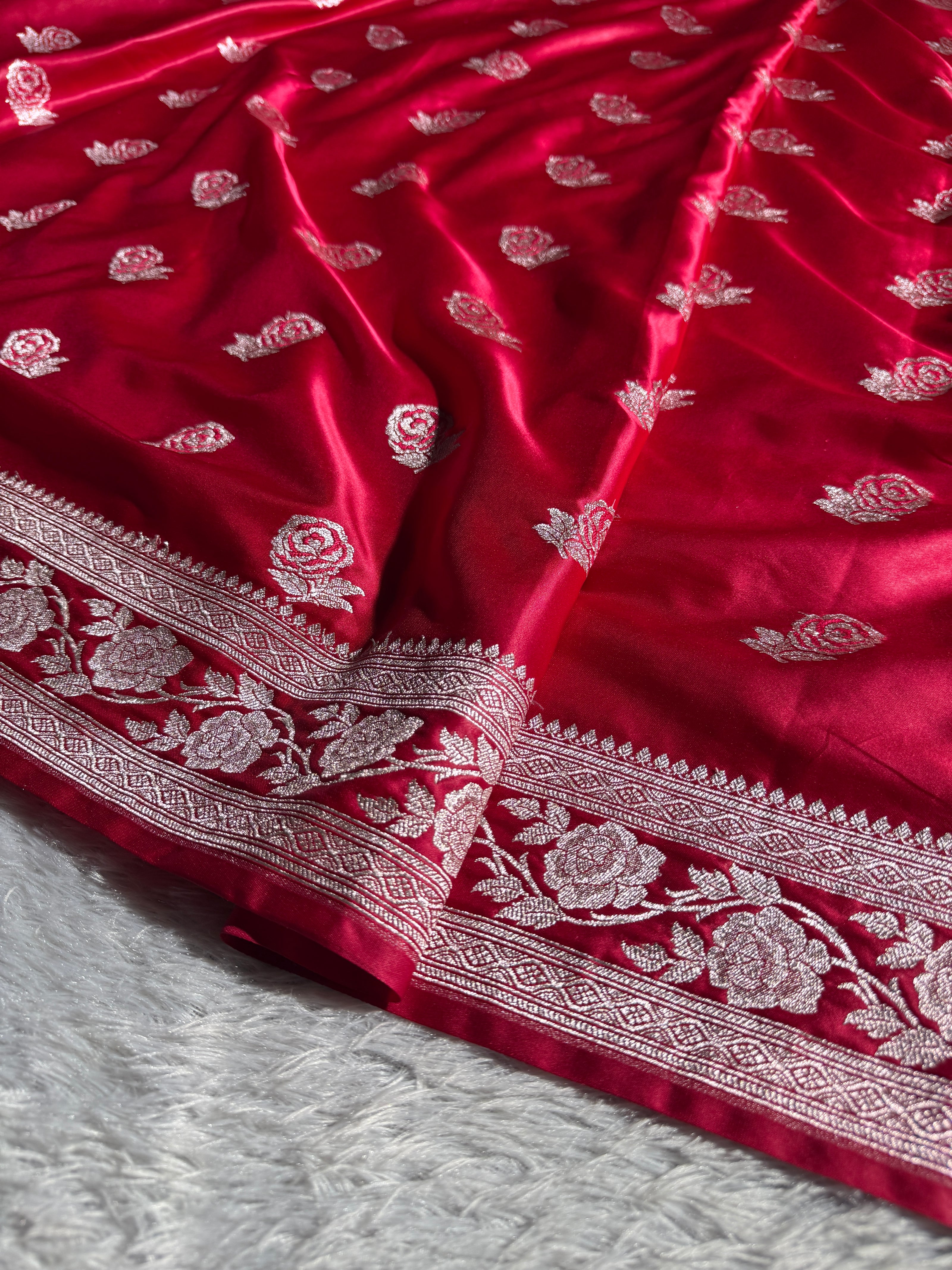 BANARASI MASHRU KATAN SILK SAREE HN507