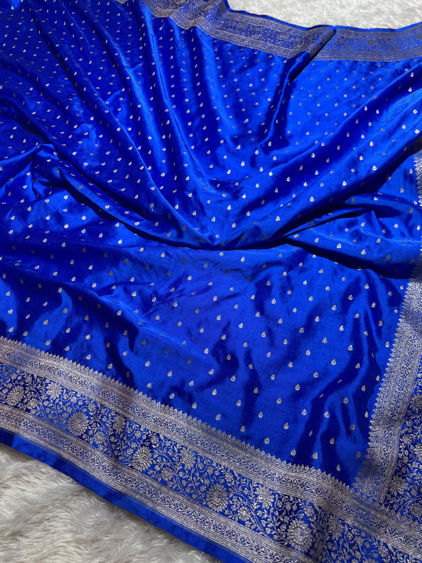 BANARASI MASHRU KATAN SILK SAREE HN350