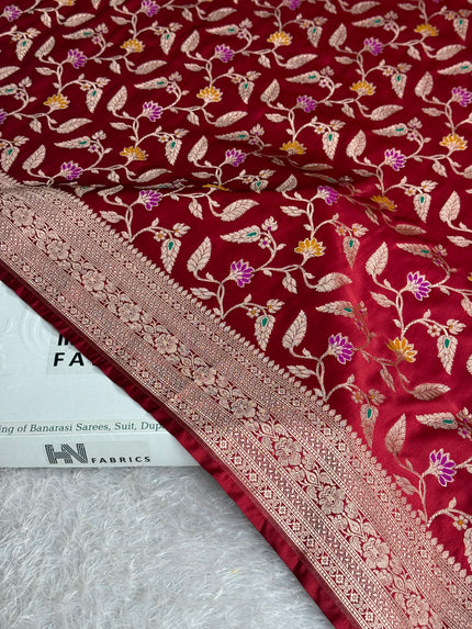 BANARASI MASHRU KATAN SILK SAREE MK055