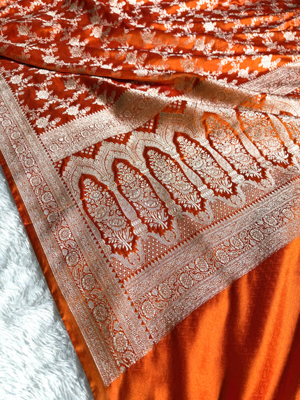 BANARASI MASHRU KATAN SILK SAREE HN380