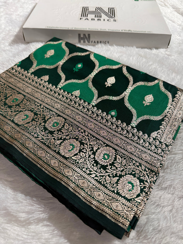 BANARASI MASHRU KATAN SILK SAREE HN536