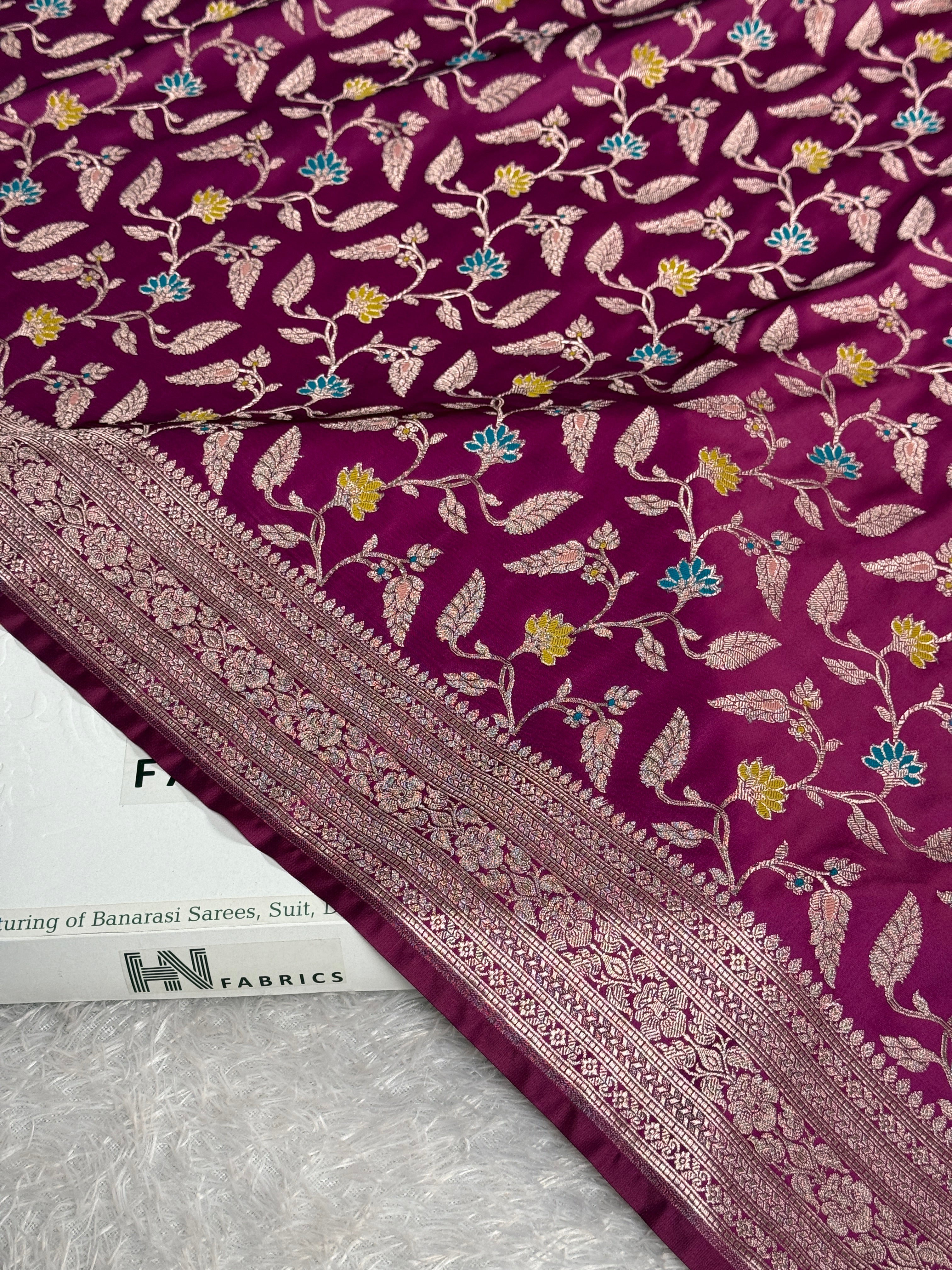 BANARASI MASHRU KATAN SILK SAREE MK55