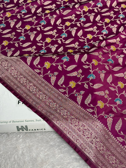 BANARASI MASHRU KATAN SILK SAREE MK55