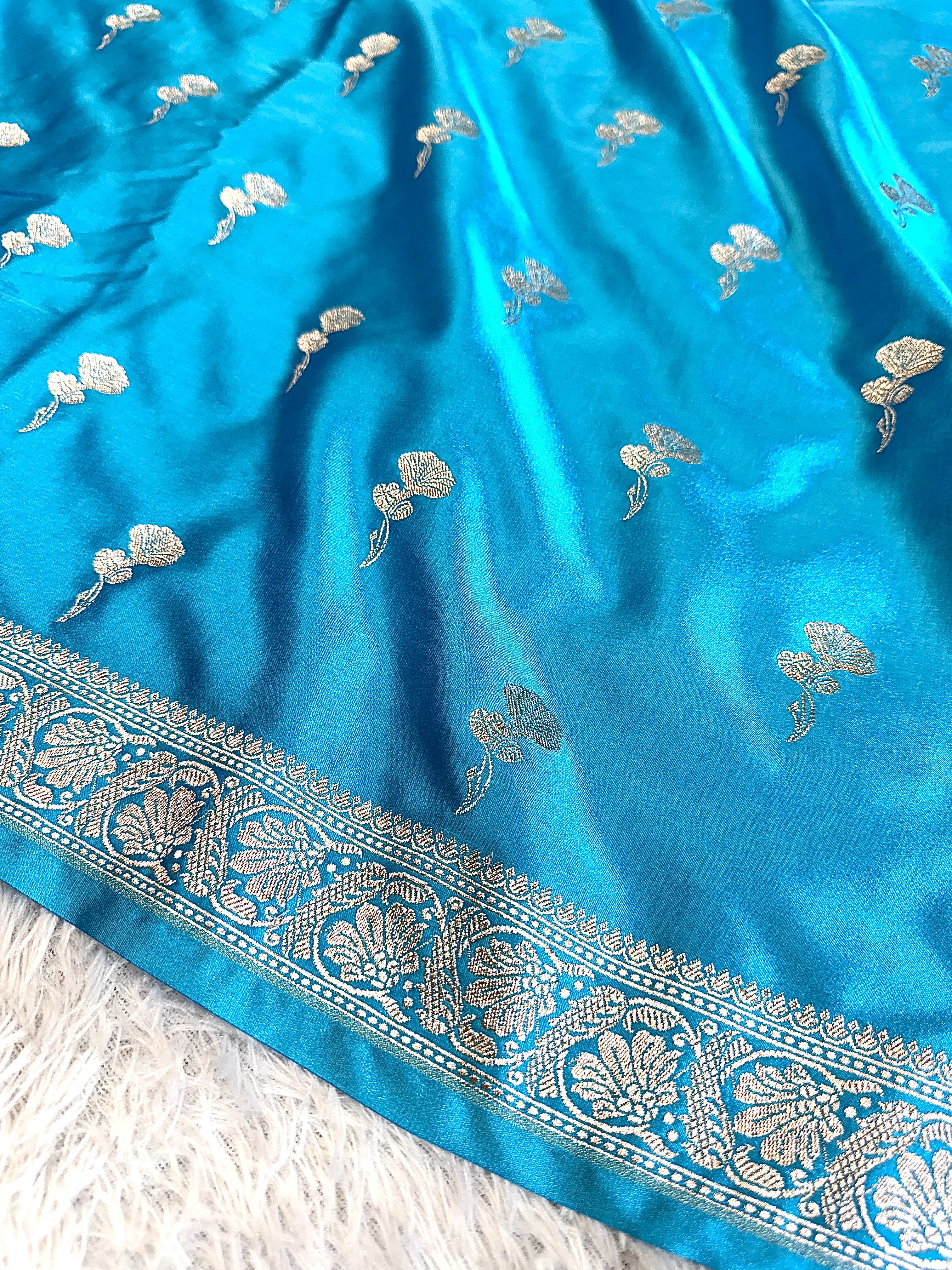BANARASI MASHRU KATAN SILK SAREE HN555
