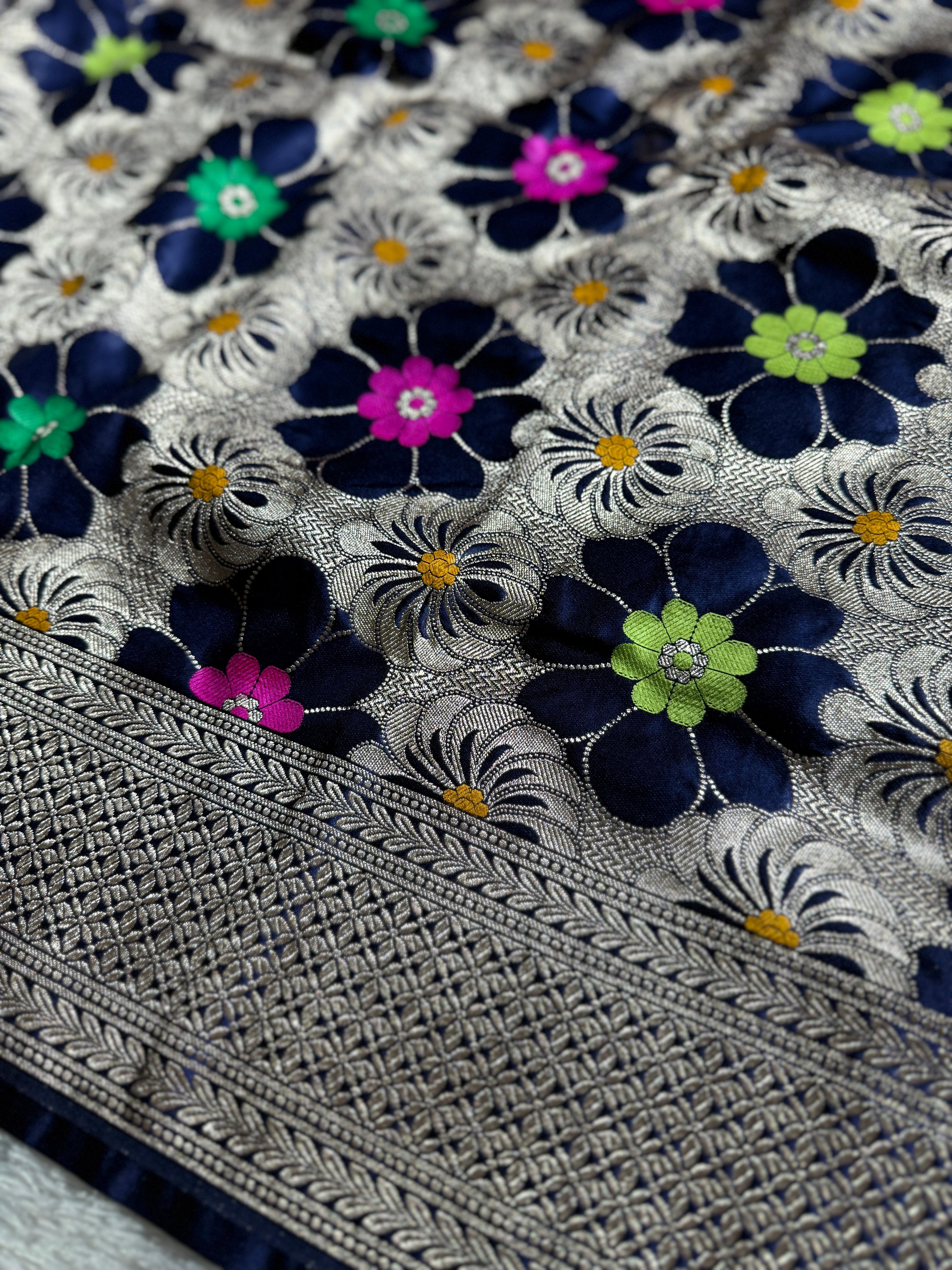 BANARASI MASHRU KATAN SILK SAREE HN166