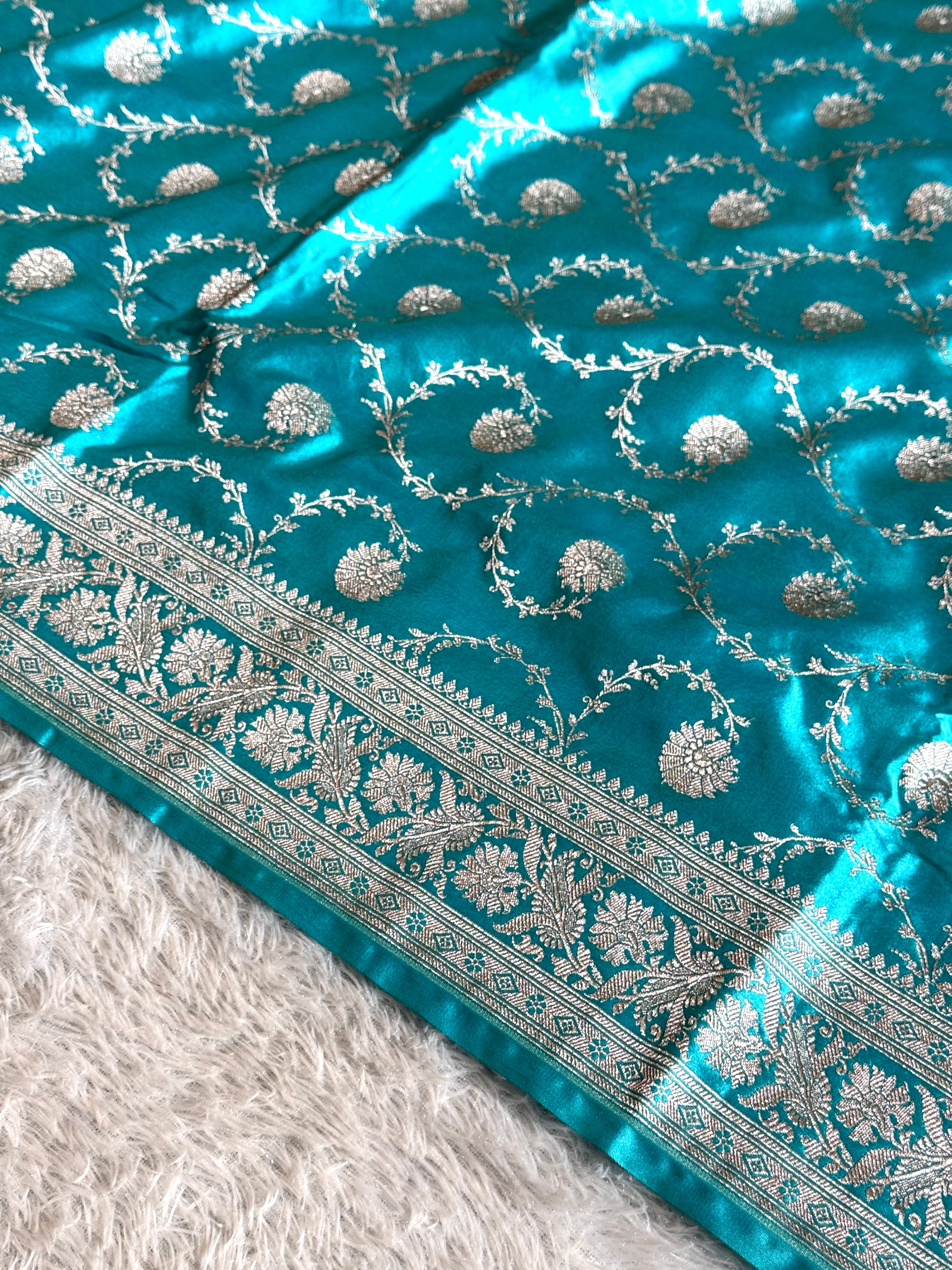 BANARASI MASHRU KATAN SILK SAREE HN562