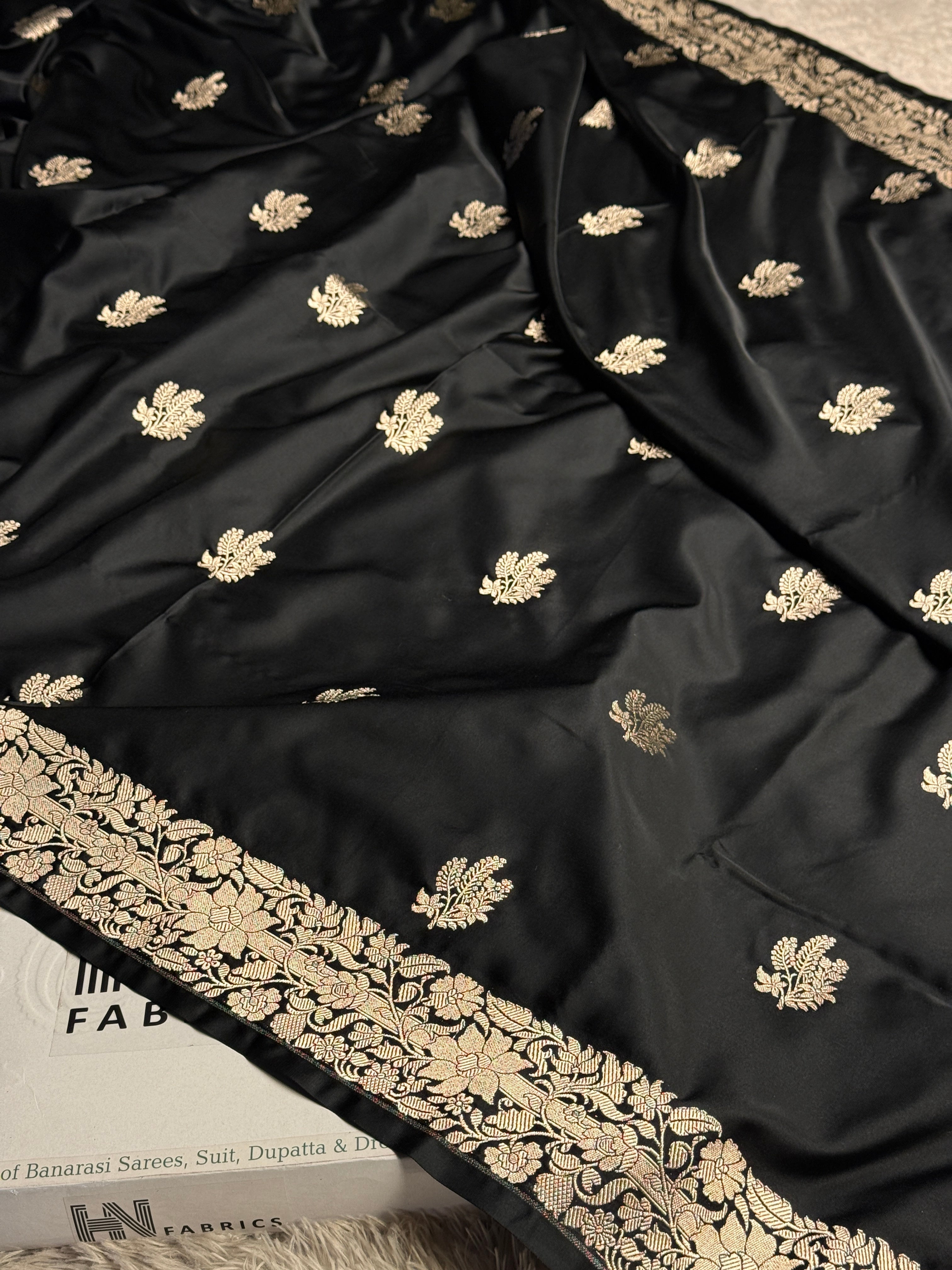BANARASI MASHRU KATAN SILK SAREE HN825