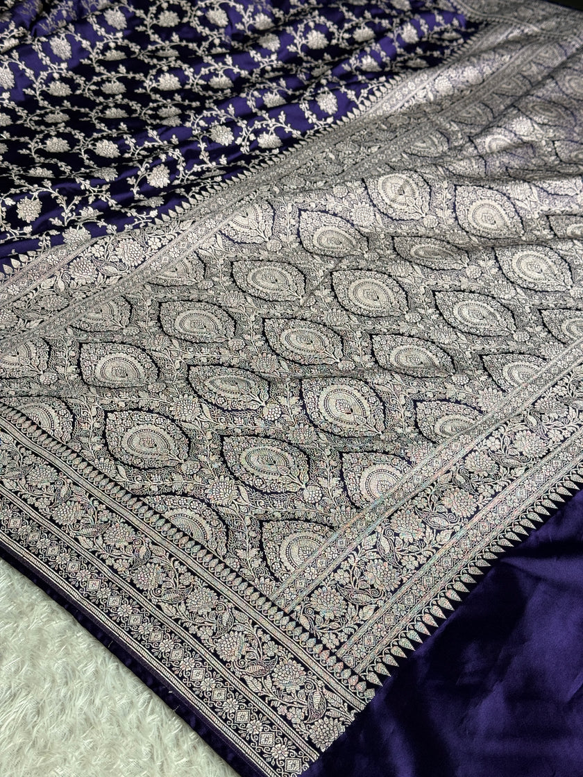 BANARASI MASHRU KATAN SILK SAREE MK066
