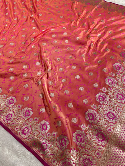 BANARASI MASHRU KATAN SILK SAREE HN530