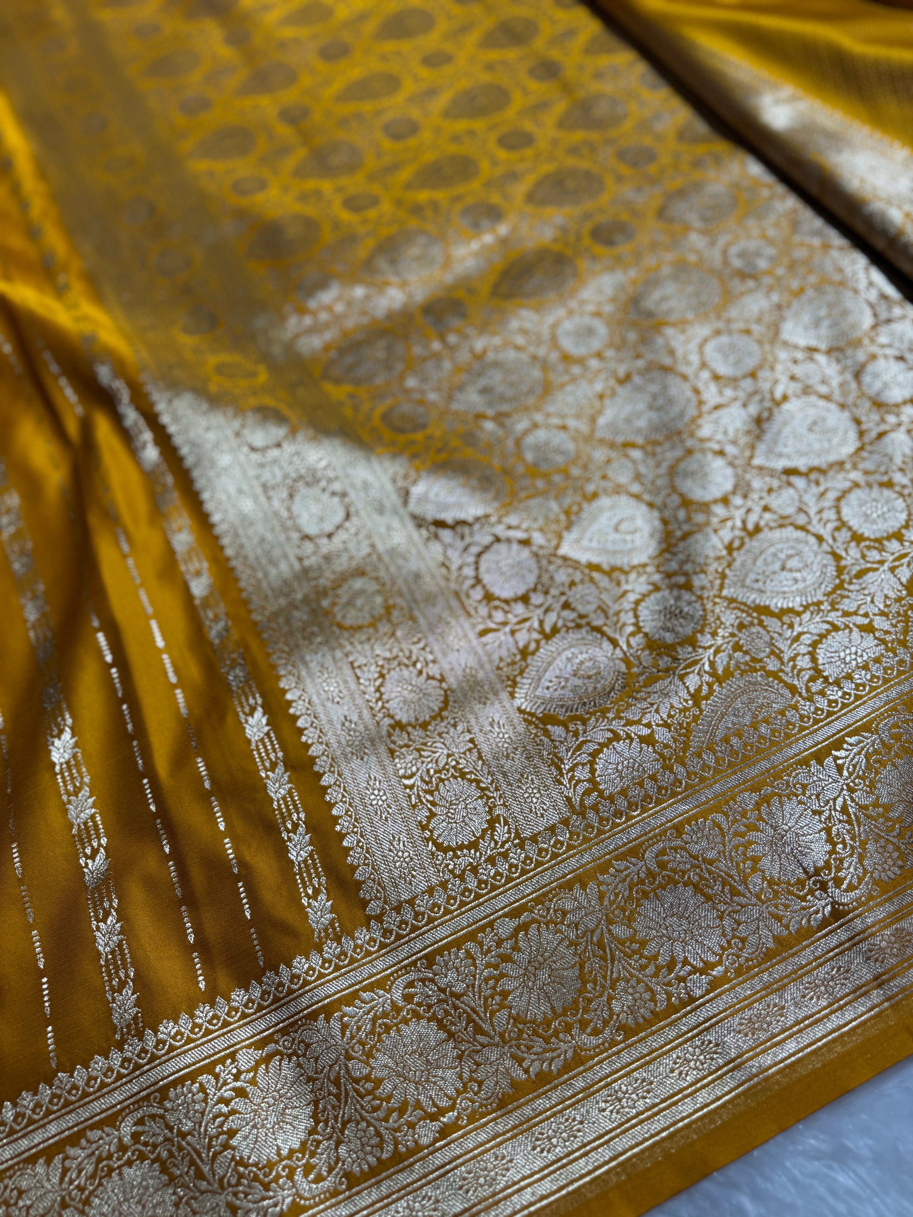 BANARASI MASHRU KATAN SILK SAREE HN517