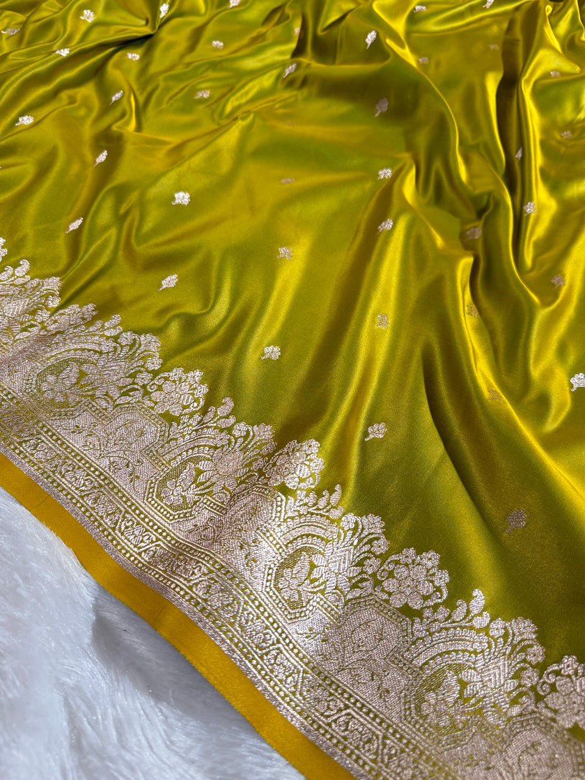 BANARASI MASHRU KATAN SILK SAREE HN537