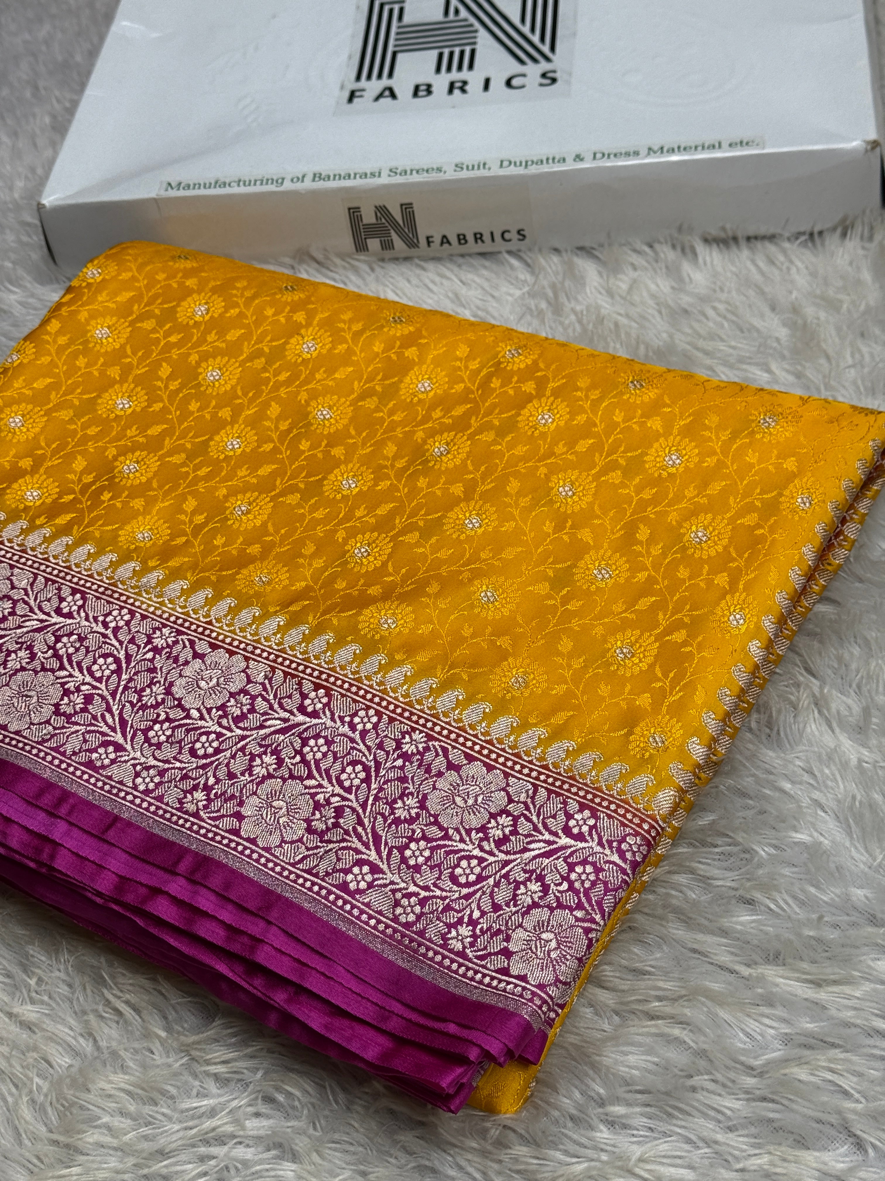BANARASI MASHRU KATAN SILK SAREE HN820
