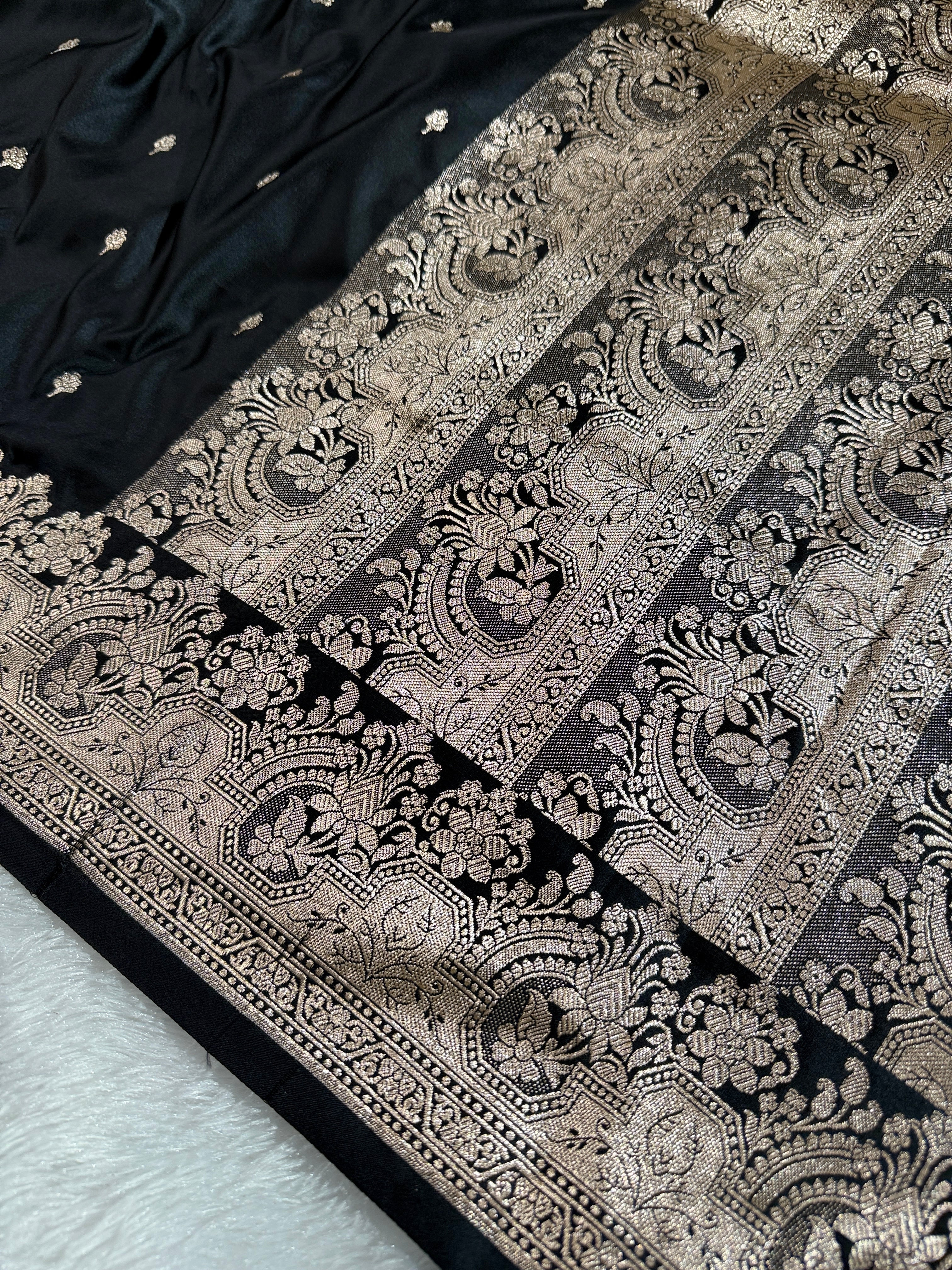 BANARASI MASHRU KATAN SILK SAREE HN537