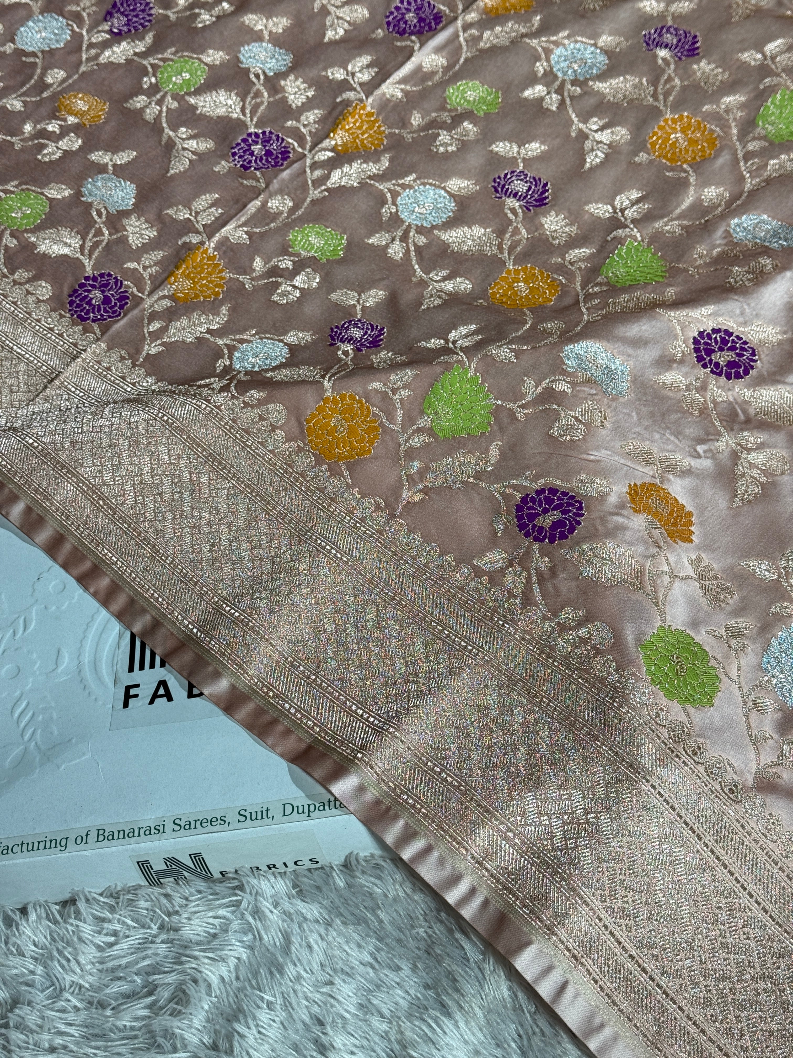 BANARASI MASHRU KATAN SILK SAREE MK023