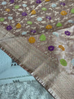 BANARASI MASHRU KATAN SILK SAREE MK023