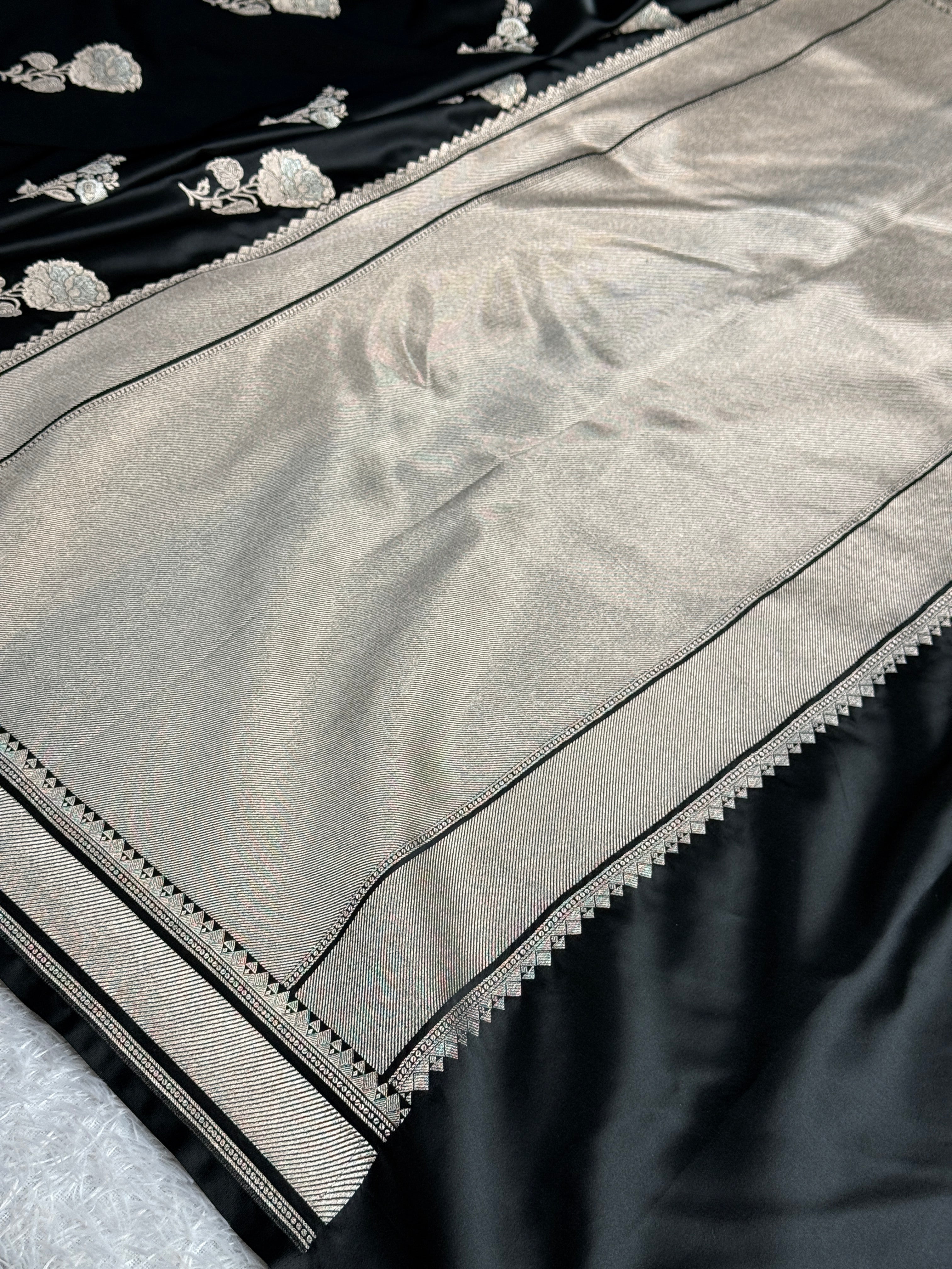 BANARASI MASHRU KATAN SILK SAREE MK060