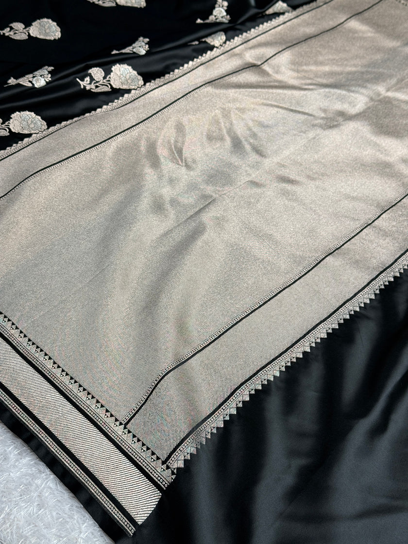 BANARASI MASHRU KATAN SILK SAREE MK060
