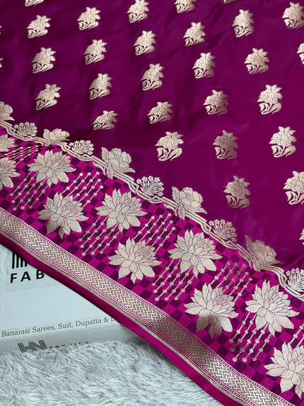 BANARASI MASHRU KATAN SILK SAREE MK003