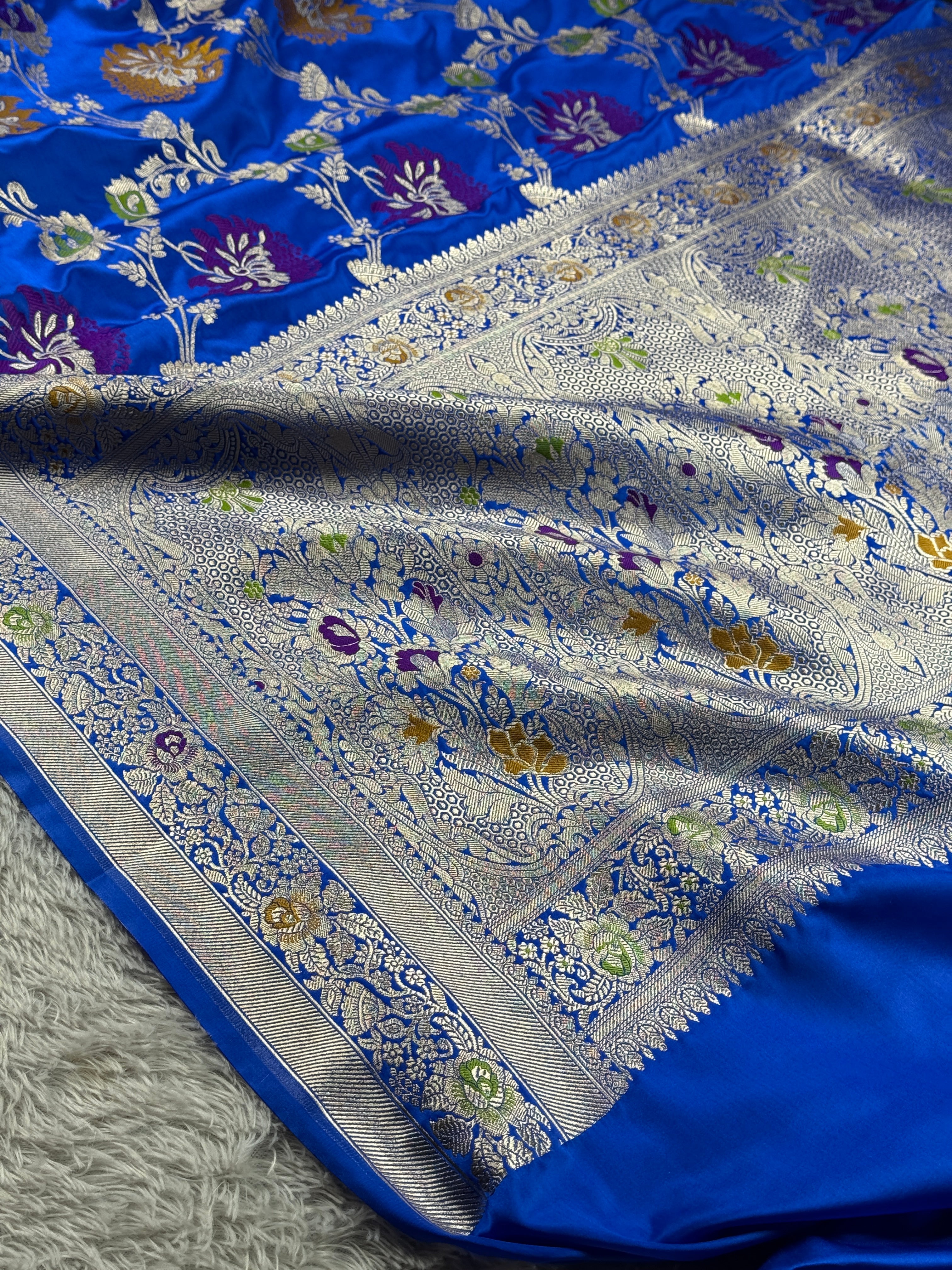 BANARASI MASHRU KATAN SILK SAREE HN101