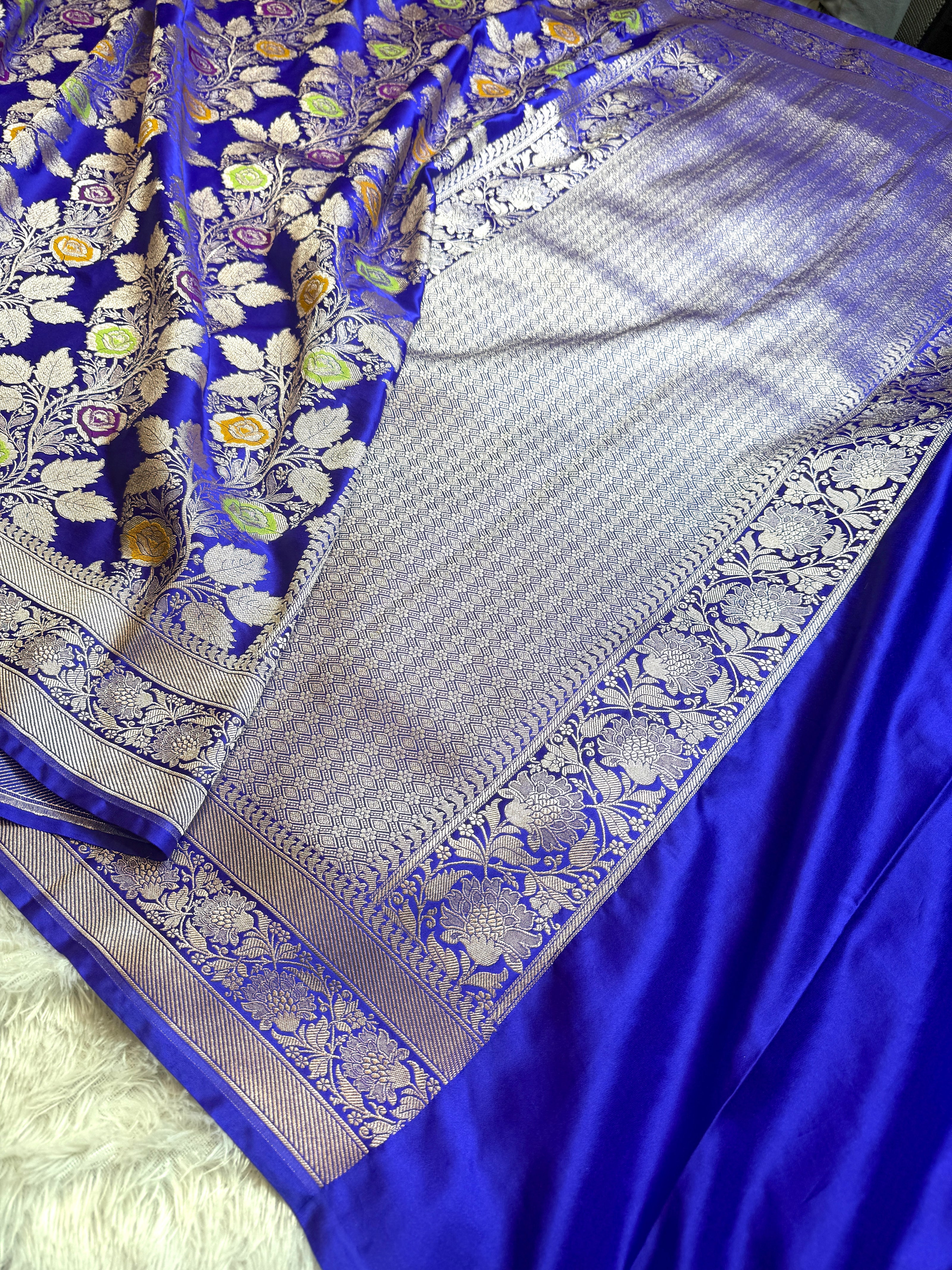 BANARASI MASHRU KATAN SILK SAREE HN222