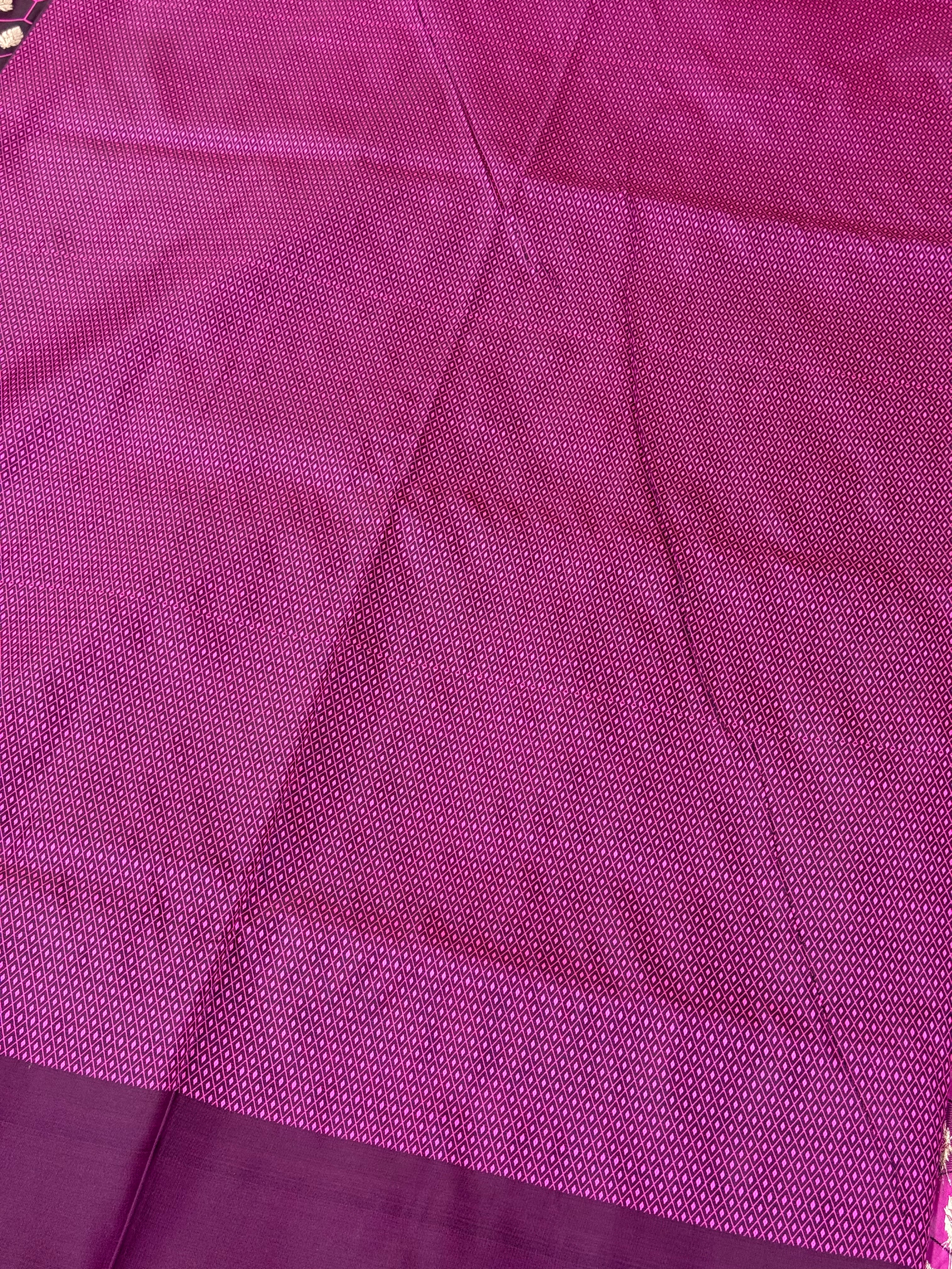 Banarasi mashru katan silk saree tanchui design hn112