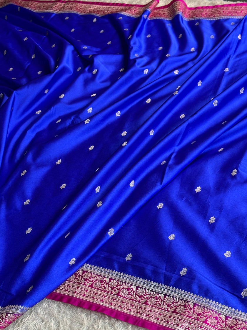 BANARASI MASHRU KATAN SILK SAREE MK007