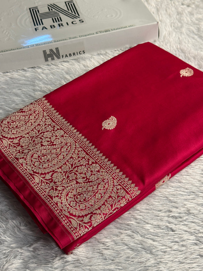BANARASI MASHRU KATAN SILK SAREE MK041