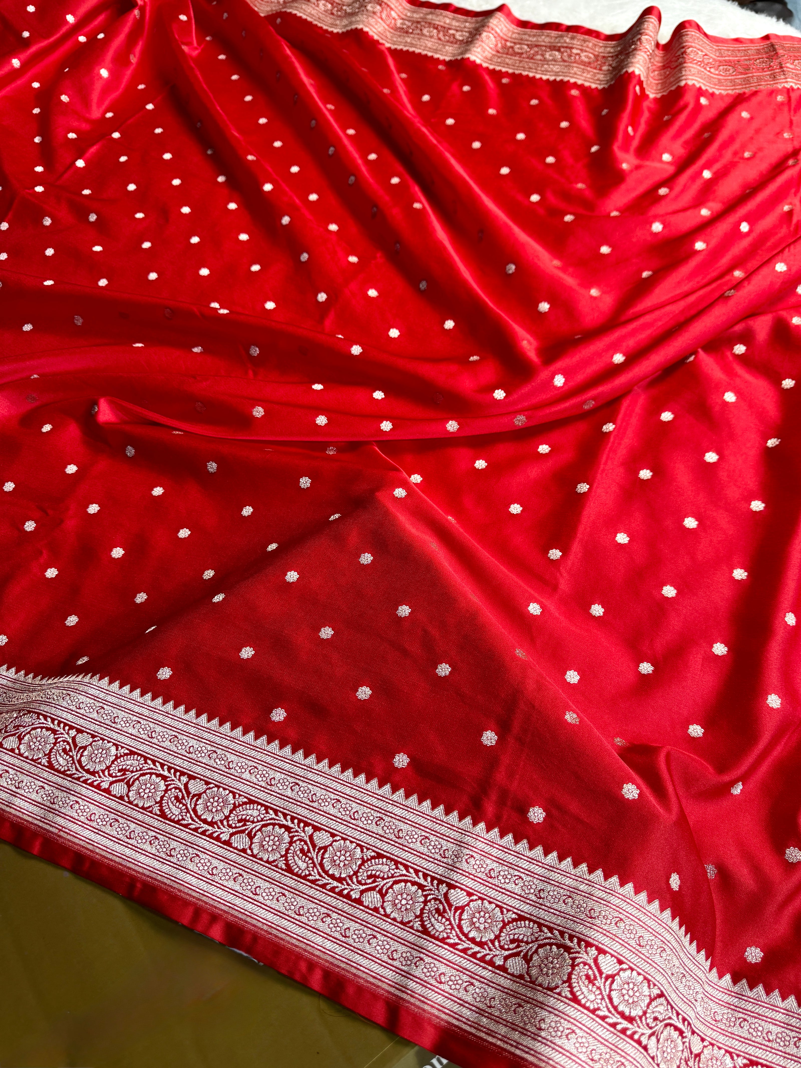 BANARASI MASHRU KATAN SILK SAREE HN547