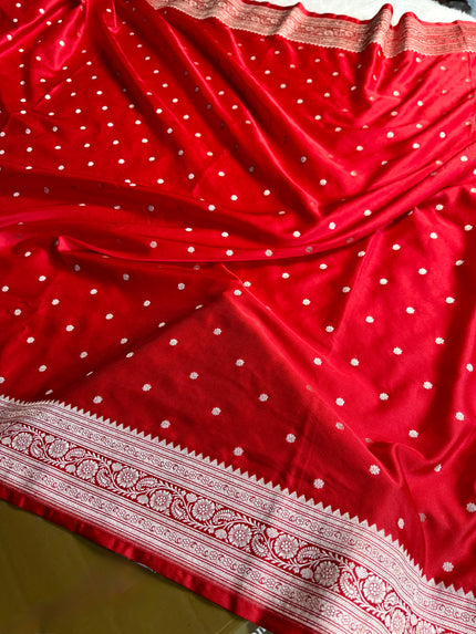 BANARASI MASHRU KATAN SILK SAREE HN547
