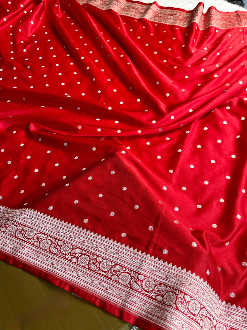 BANARASI MASHRU KATAN SILK SAREE HN547